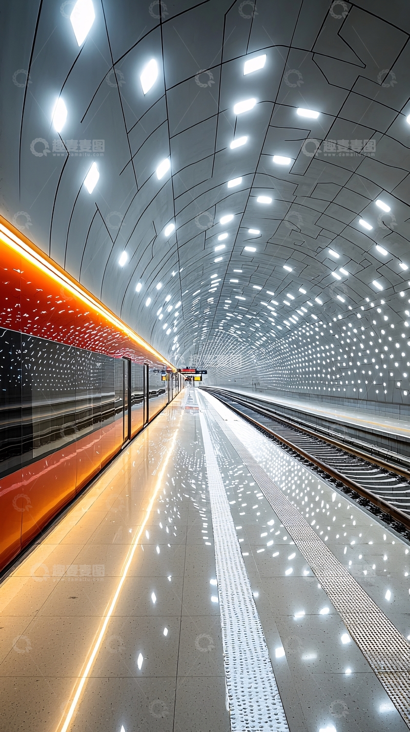 高清大图下载【趣麦麦图】地铁站台