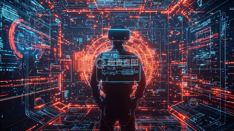 高清大图下载【趣麦麦图】虚拟现实科技感未来感场景