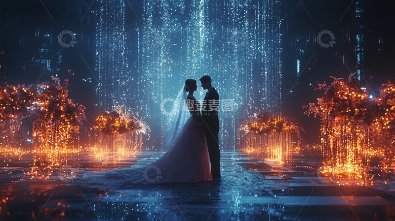 高清大图下载【趣麦麦图】梦幻婚礼场景