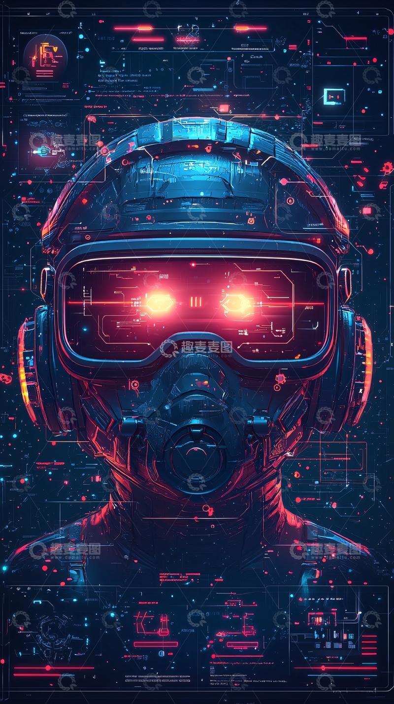 高清大图下载【趣麦麦图】未来战士