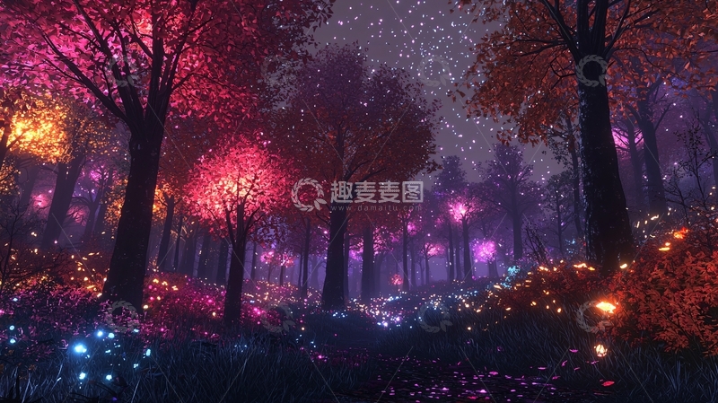 高清大图下载【趣麦麦图】梦幻森林