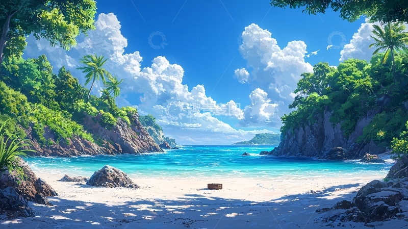 高清大图下载【趣麦麦图】热带海滩风景