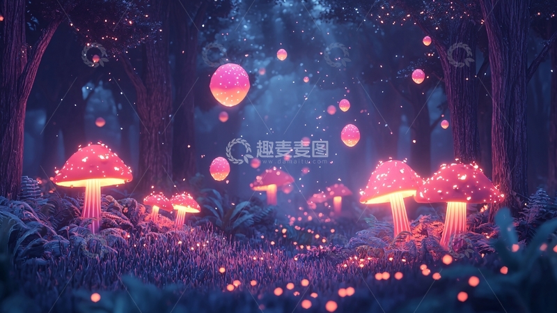 高清大图下载【趣麦麦图】梦幻森林