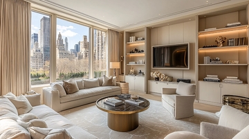 现代轻奢公寓客厅