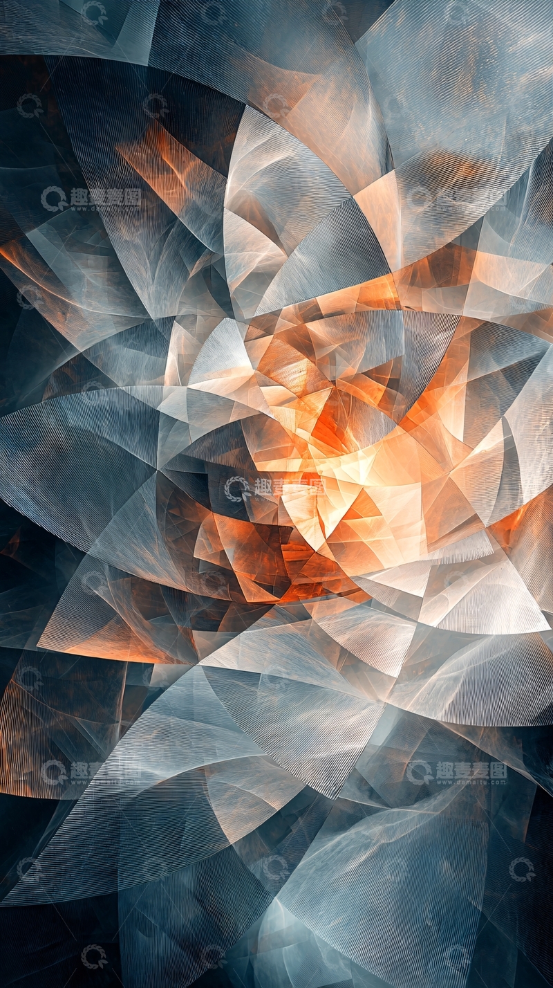 高清大图下载【趣麦麦图】抽象几何背景