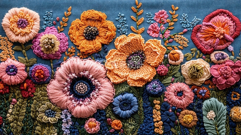 高清大图下载【趣麦麦图】绣花