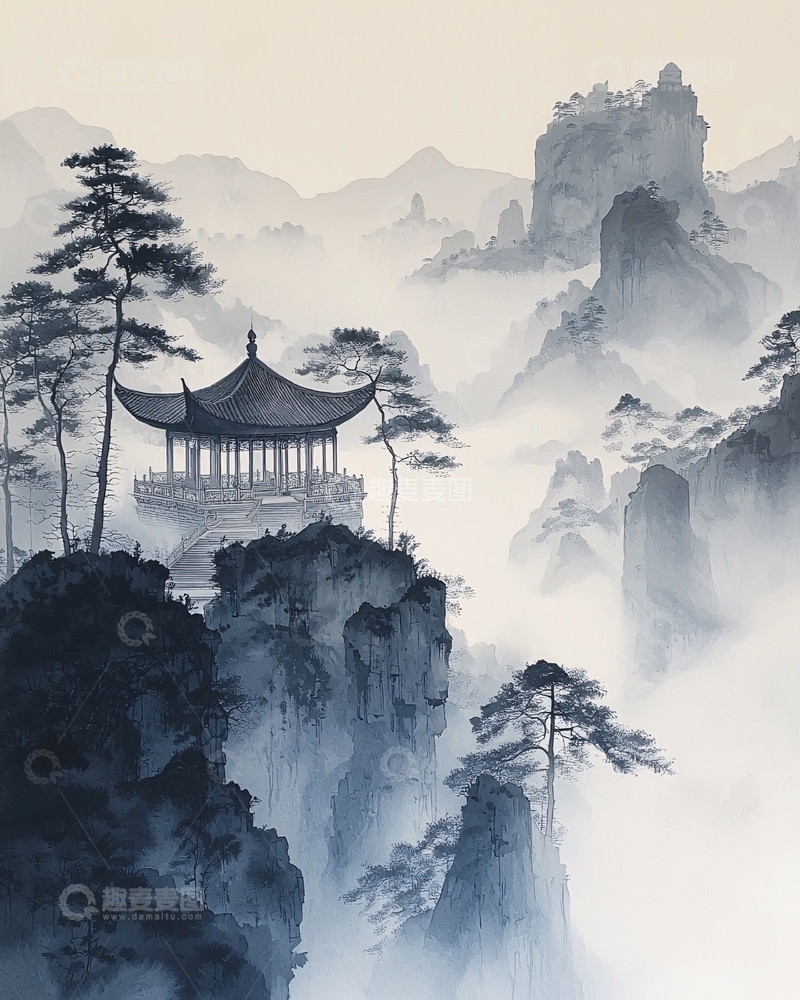 高清大图下载【趣麦麦图】水墨画