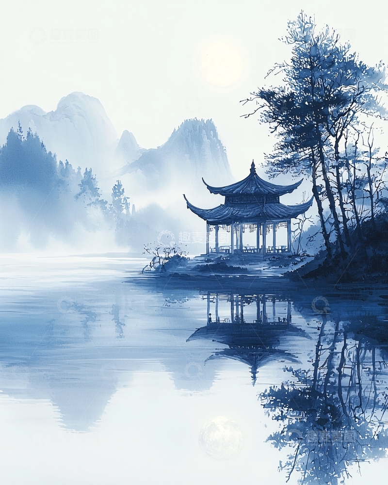 高清大图下载【趣麦麦图】水墨画