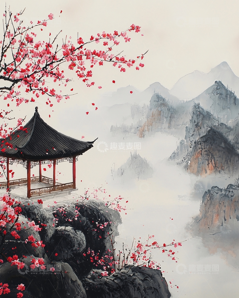 高清大图下载【趣麦麦图】水墨画