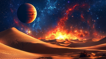 沙漠星球火焰
