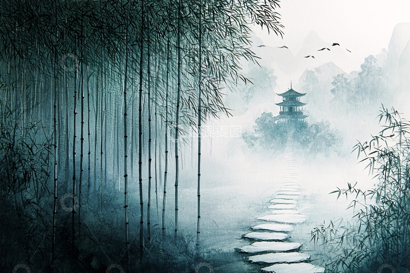 高清大图下载【趣麦麦图】水墨画