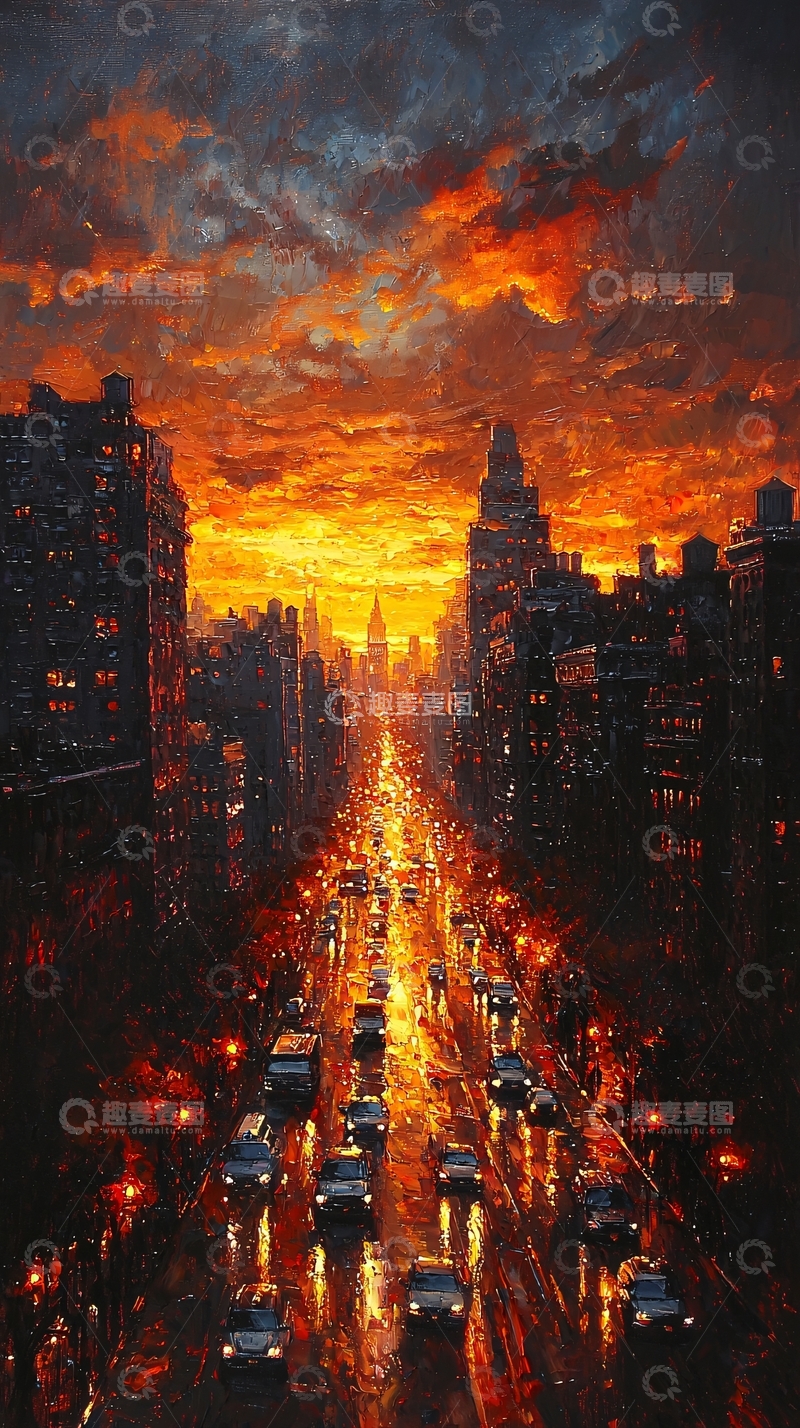 高清大图下载【趣麦麦图】纽约夜景