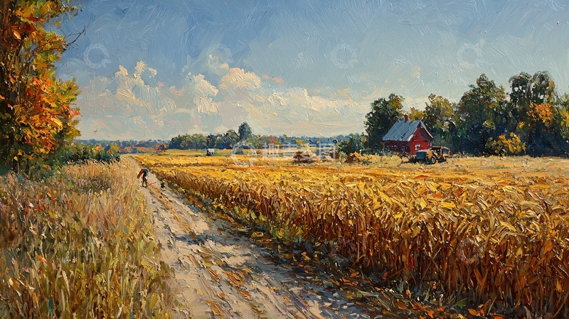 高清大图下载【趣麦麦图】乡村田园风光