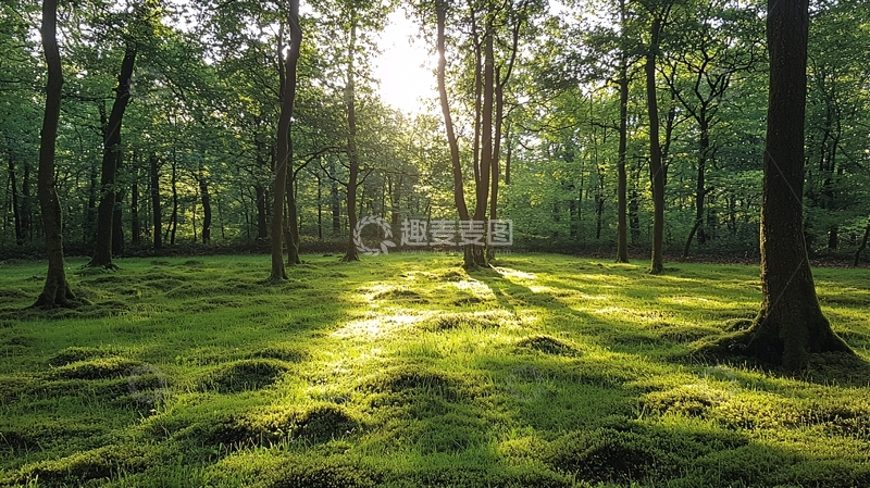 高清大图下载【趣麦麦图】阳光森林