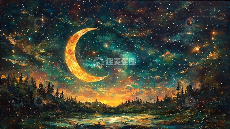 高清大图下载【趣麦麦图】梦幻星空