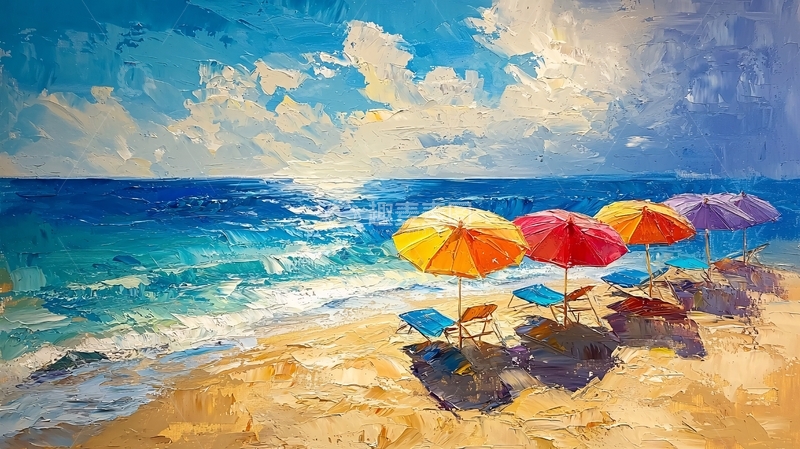 高清大图下载【趣麦麦图】阳光沙滩海边度假