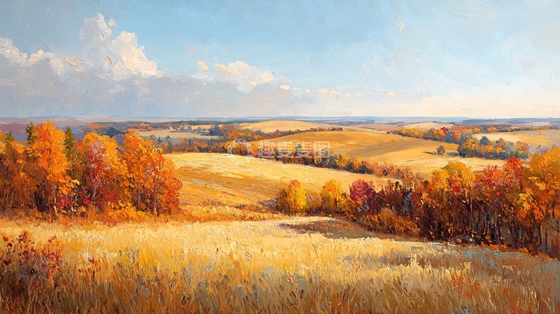高清大图下载【趣麦麦图】秋日田园风光55