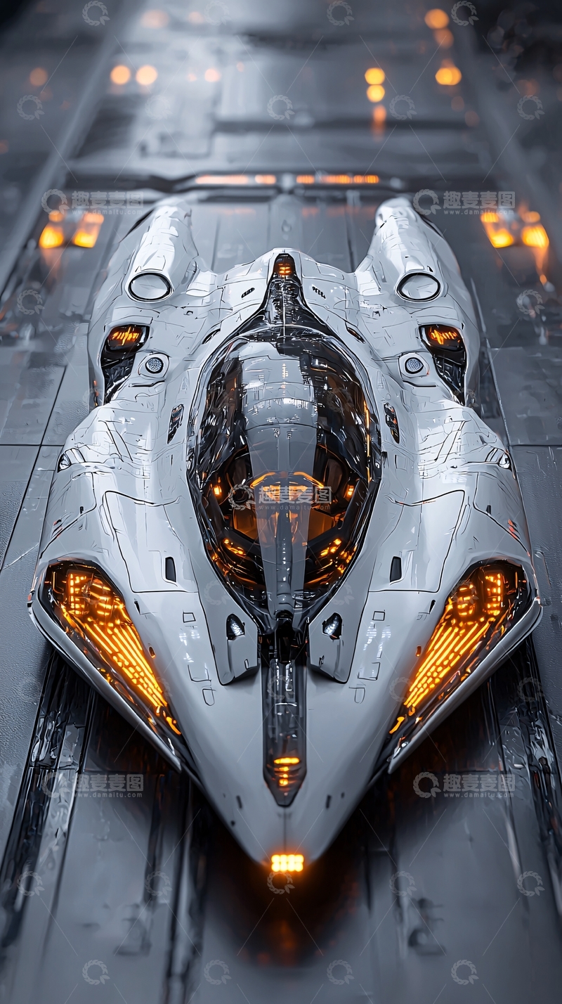 高清大图下载【趣麦麦图】未来科技感赛车