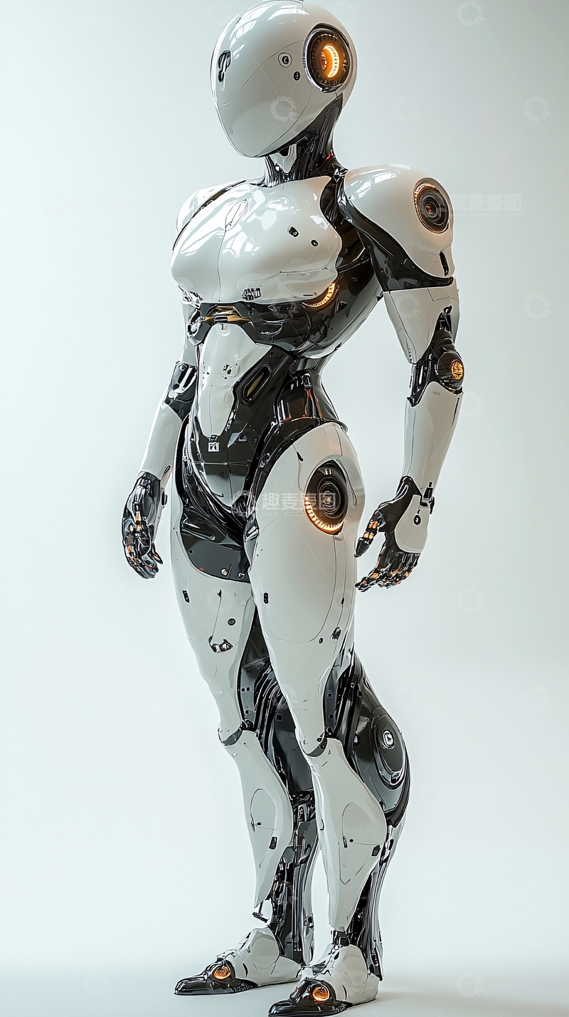 高清大图下载【趣麦麦图】科幻风格女性机器人