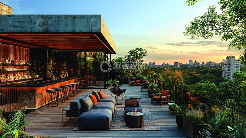 高清大图下载【趣麦麦图】高端住宅露台设计