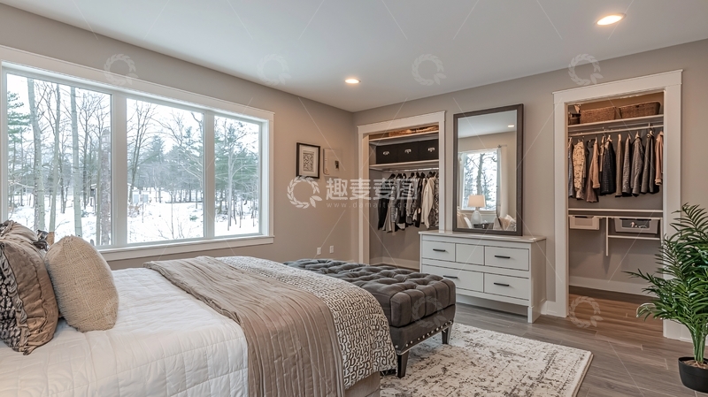 高清大图下载【趣麦麦图】-现代简约卧室100
