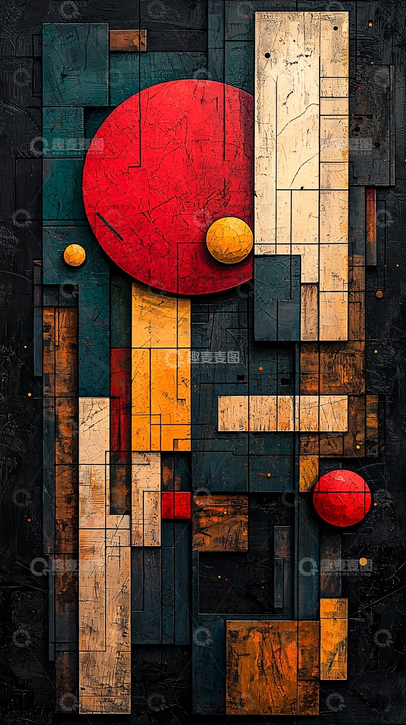 高清大图下载【趣麦麦图】抽象几何艺术