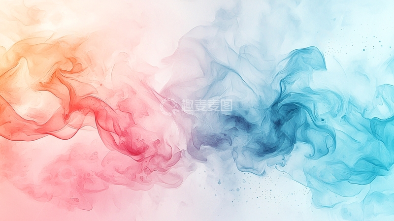 高清大图下载【趣麦麦图】彩色烟雾背景
