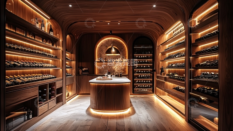 高清大图下载【趣麦麦图】高端酒窖设计