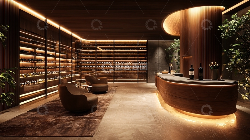 高清大图下载【趣麦麦图】高端酒窖设计
