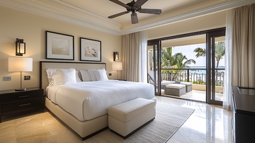 豪华酒店海景卧室