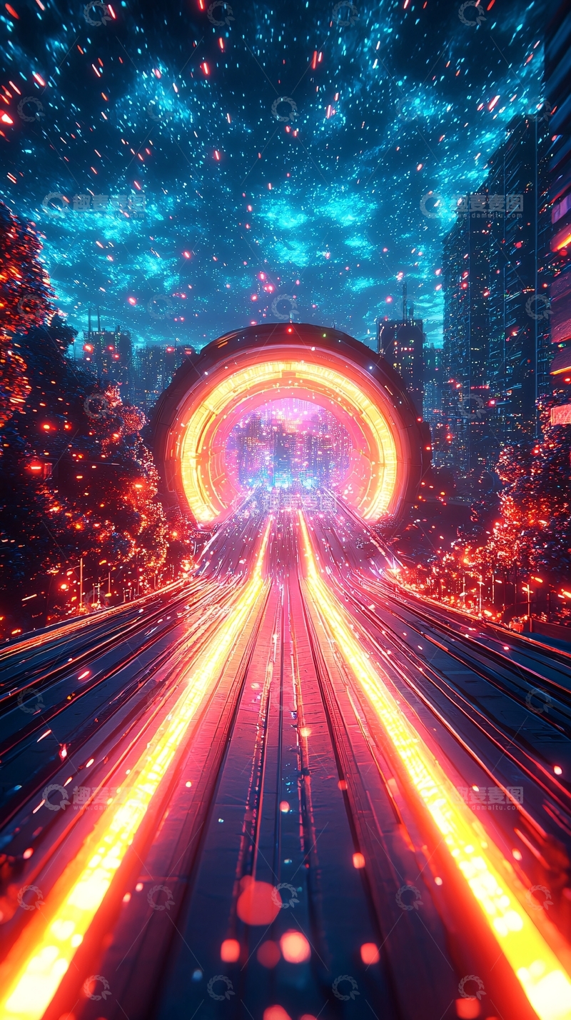 高清大图下载【趣麦麦图】未来都市