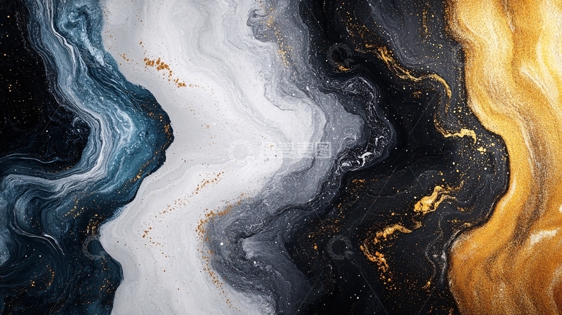 高清大图下载【趣麦麦图】抽象水墨画