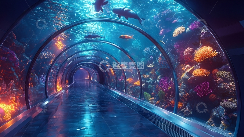高清大图下载【趣麦麦图】海底隧道