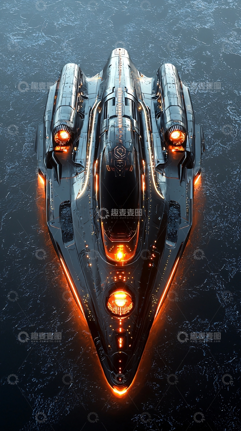 高清大图下载【趣麦麦图】未来宇宙飞船