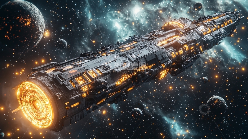 高清大图下载【趣麦麦图】宇宙飞船