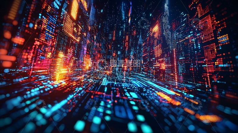 高清大图下载【趣麦麦图】未来科技感城市