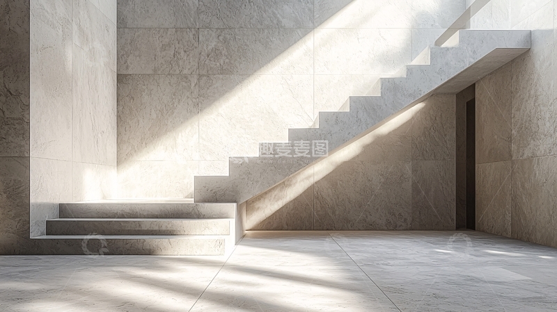 高清大图下载【趣麦麦图】水泥楼梯