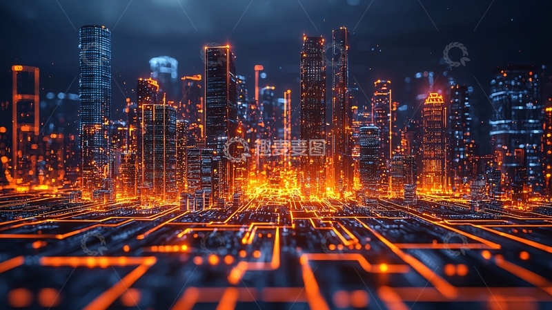 高清大图下载【趣麦麦图】未来科技城市122