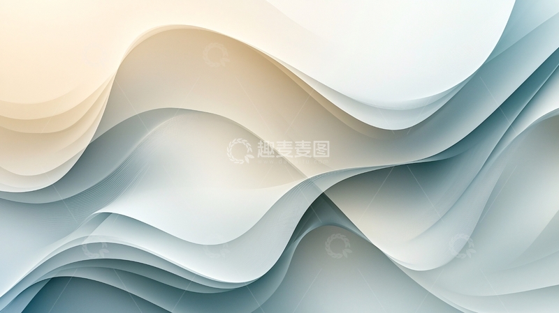 高清大图下载【趣麦麦图】抽象波浪背景17