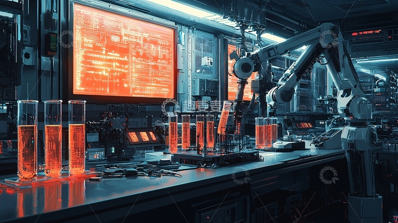 高清大图下载【趣麦麦图】未来科技实验室