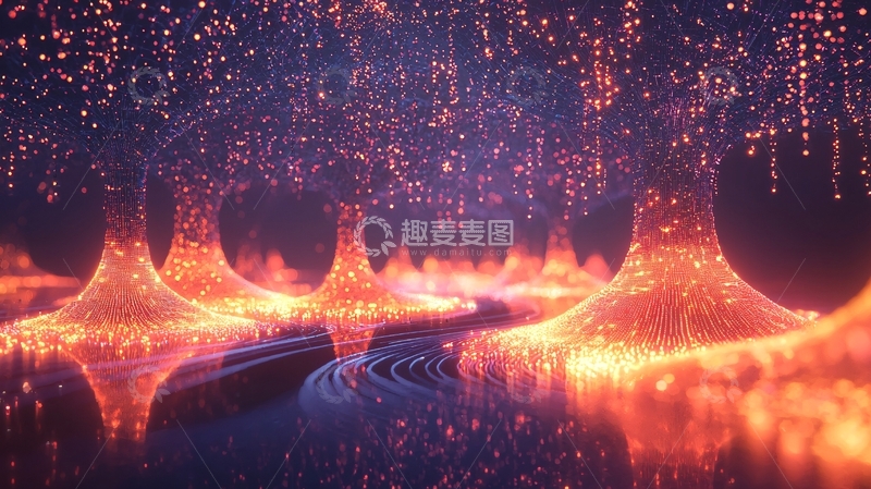 高清大图下载【趣麦麦图】梦幻光影森林