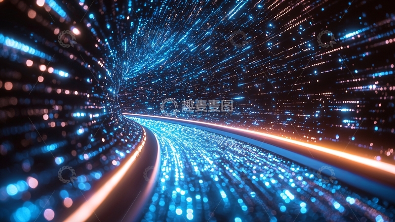 高清大图下载【趣麦麦图】数字隧道10