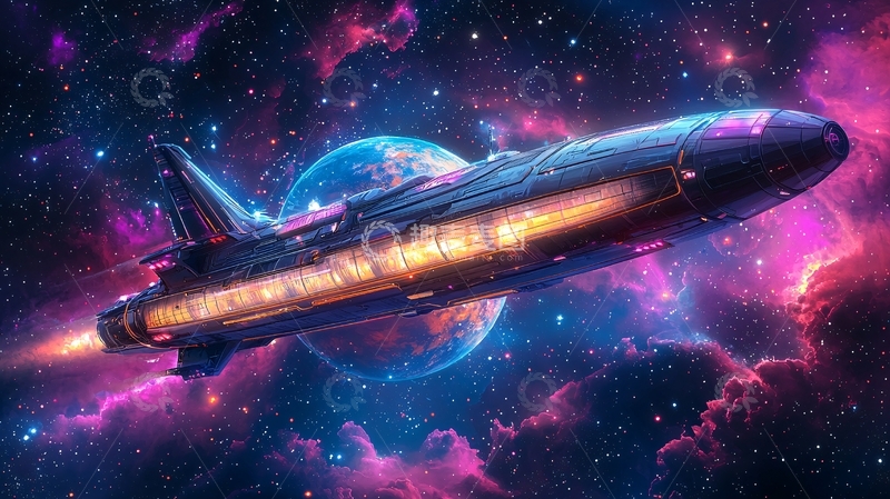 高清大图下载【趣麦麦图】宇宙飞船