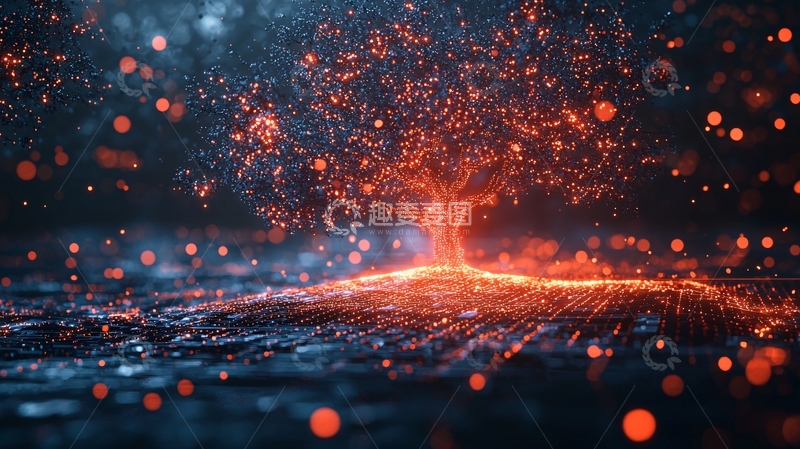 高清大图下载【趣麦麦图】光之树