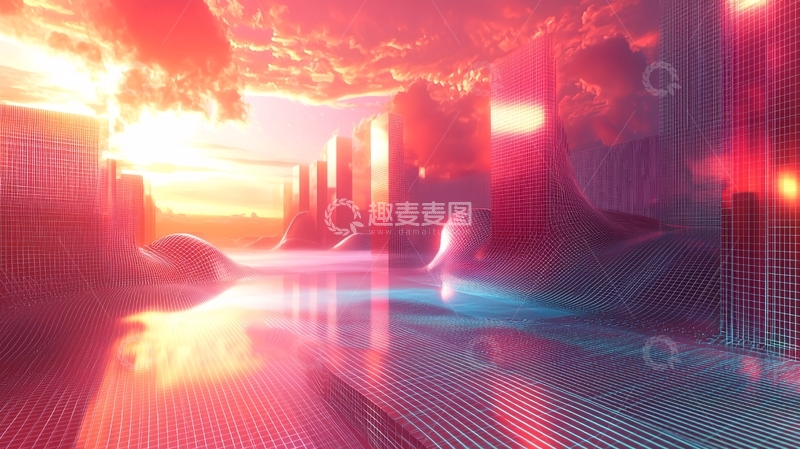 高清大图下载【趣麦麦图】未来都市