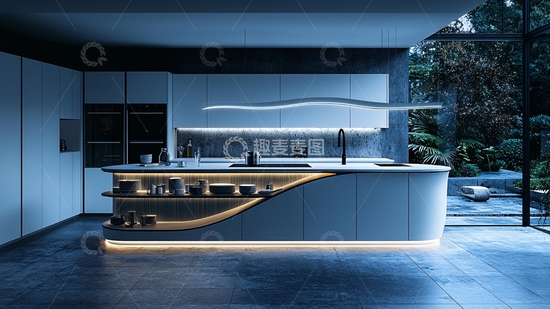 高清大图下载【趣麦麦图】现代简约橱柜