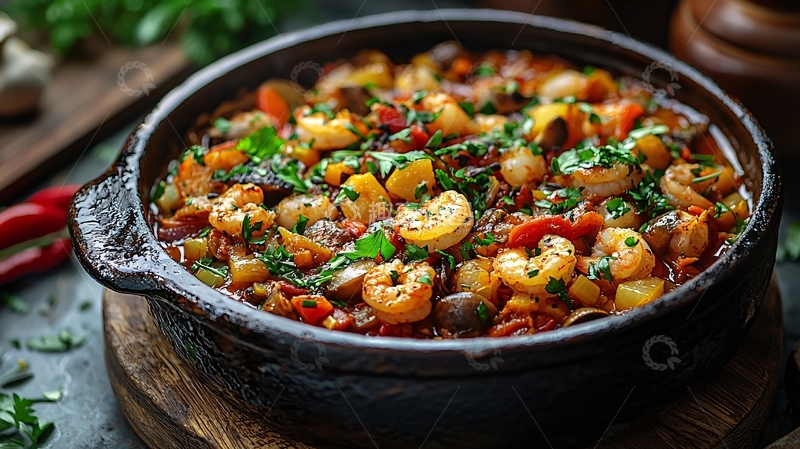 高清大图下载【趣麦麦图】海鲜烩菜