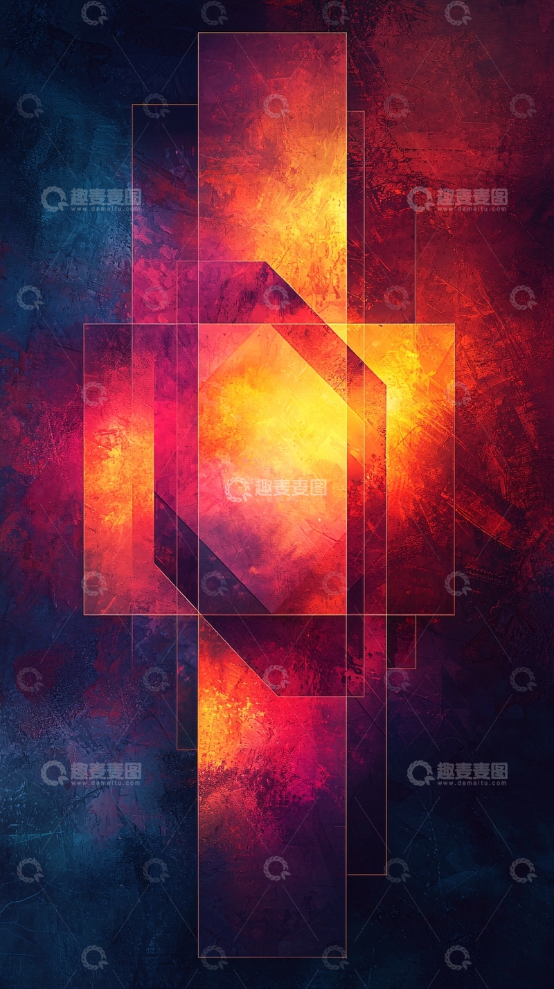 高清大图下载【趣麦麦图】抽象几何