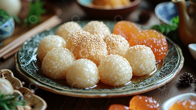 高清大图下载【趣麦麦图】芝麻球