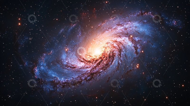 高清大图下载【趣麦麦图】宇宙螺旋星系